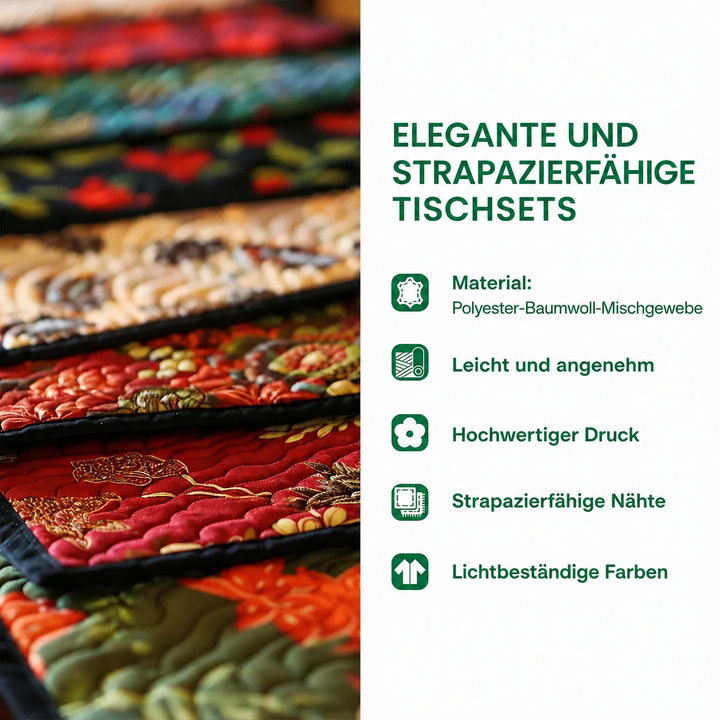 Gesteppte Tischsets – Bluebonnet Serenade NCU0DV4647