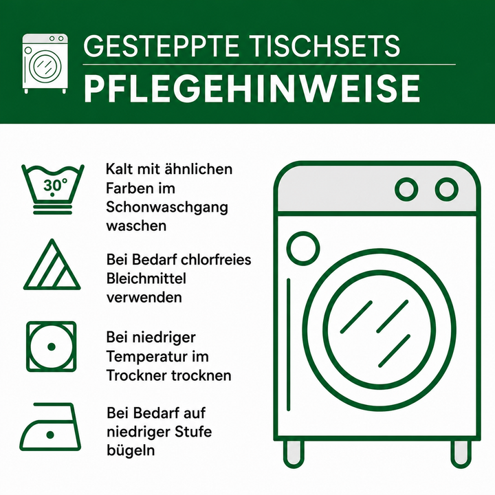 Gesteppte Tischsets – Bluebonnet Serenade NCU0DV4647