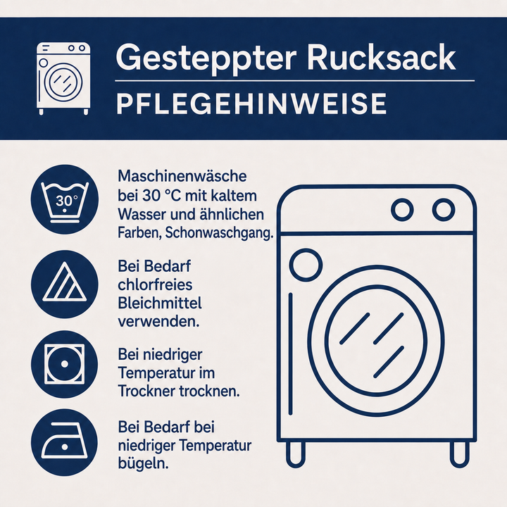 Geblümter Boho-Stepprucksack