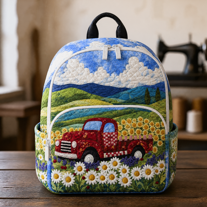 Vintage Roter Stepprucksack