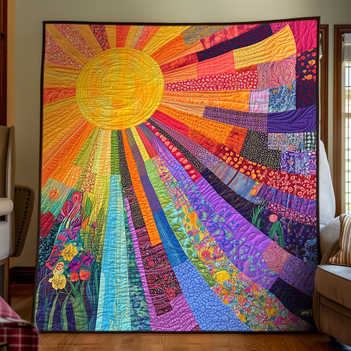 Gesteppte Decke – Strahlende Sonne NCU0VL673